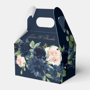 Ballotins Blooms Chics   Dark Romantic Navy Bleu et Blush