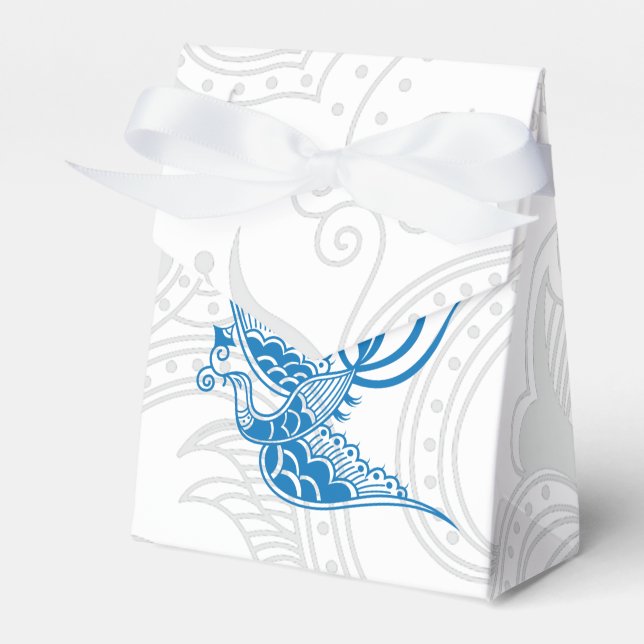 Ballotins Blue Bird & Henna Swirl Ballotin (Verso)