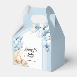 Ballotins Blue Boy Baby shower Ours et Ballons Ballotin