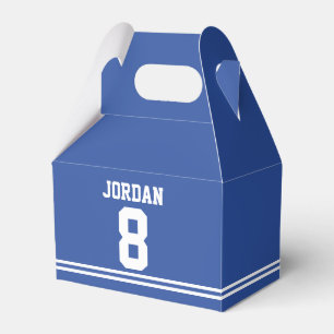 Ballotins Blue Football Jersey - Sports Thème Anniversaire