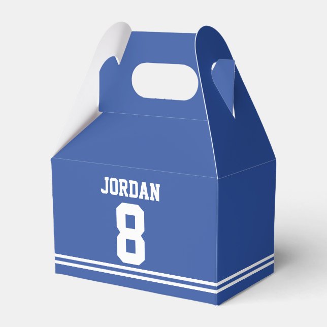 Ballotins Blue Football Jersey - Sports Thème Anniversaire (Verso)