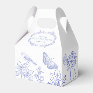 Ballotins Blue Garden Chinoiserie Baby shower Ballotin