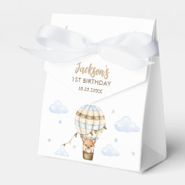 Ballotins Blue Hot Air Balloy Boy 1er anniversaire