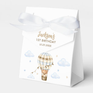 Ballotins Blue Hot Air Balloy Boy 1er anniversaire