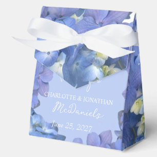 Ballotins Blue Hydrangea Petals Mariages Noms personnalisés