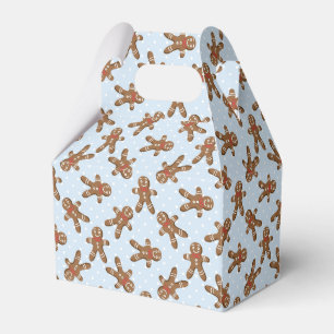 Ballotins Blue Polka Dot Gingerbread Homme Christmas Cookie
