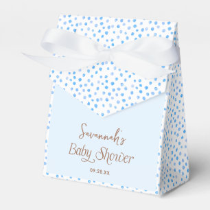 Ballotins Blue Polka Dot Teddy Bear Baby shower