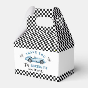 Ballotins Blue race car Boy course anniversaire merci