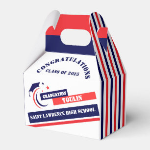 Ballotins Blue Red White Graduation 2025 Custom Party