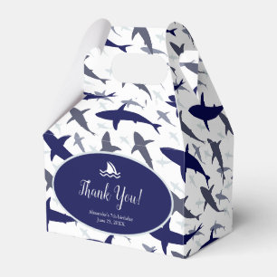Ballotins Blue Shark Motif garçon fête d'anniversaire Merc