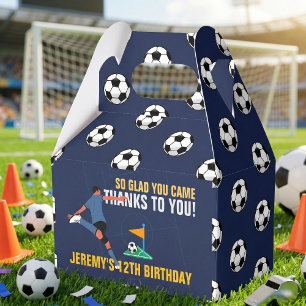 Ballotins Blue Sporty Joueur de football Kick Ball Anniversa