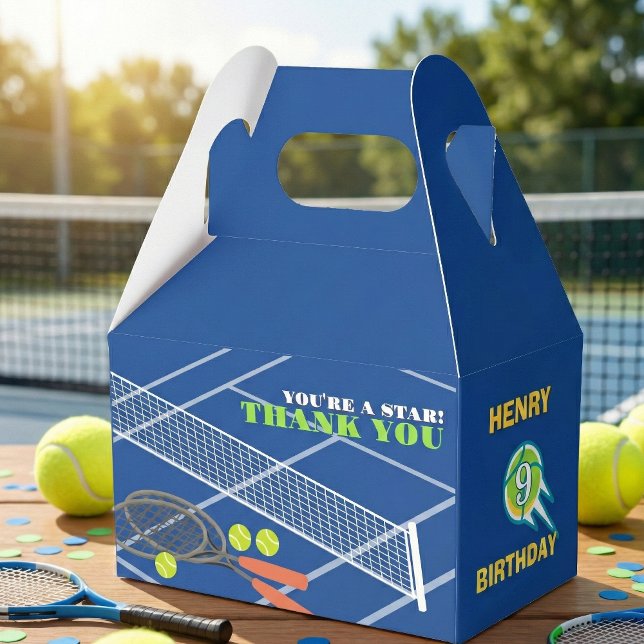 Ballotins Blue Sporty Tennis Ball Anniversaire de enfant Mer (Créateur téléchargé)