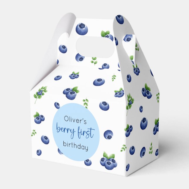 Ballotins Blueberry 1er anniversaire Berry First (Verso)