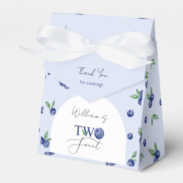 Ballotins Blueberry boy Two Sweet berry fête d'anniversaire (Verso)