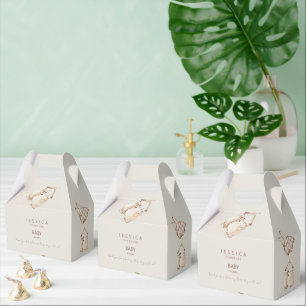 Ballotins Boho Baby Clothes Baby shower crème