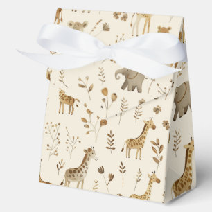Ballotins Boho Blanc Beige Jungle Animaux