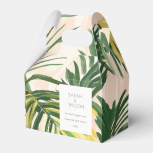 Ballotins Boho Blush Green Tropical Palm Beach Mariage