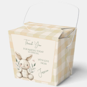 Ballotins Boho Bunny Baby shower neutre Favoriser