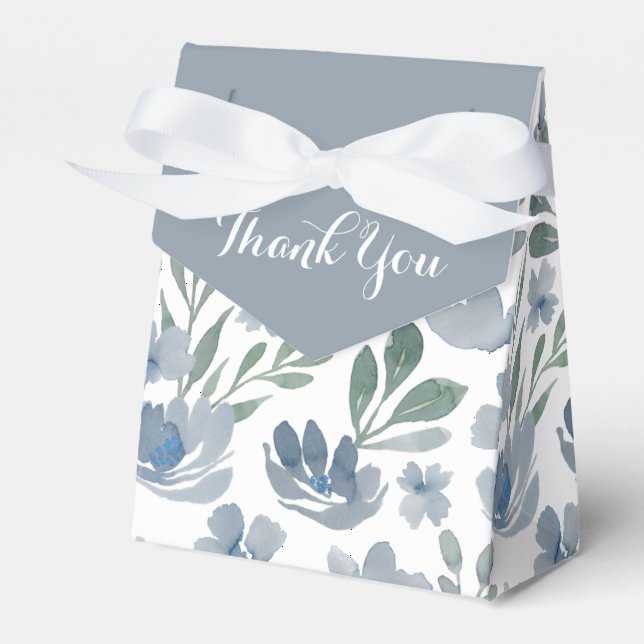 Ballotins Boho Floral Beige Automne Aquarelle Merci Fav (Verso)