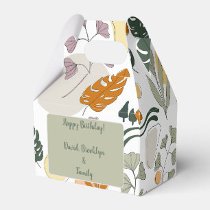 Ballotins Boho monstère de verdure feuille nature personnali
