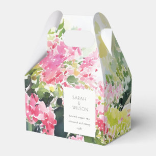 Ballotins Boho Pink Green Bougainvillea Mariage