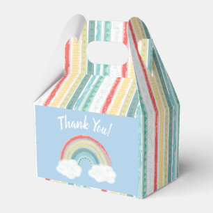 Ballotins Boho Rainbow Baby shower Blue Boy