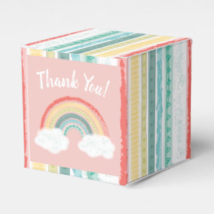 Ballotins Boho Rainbow Baby shower rose