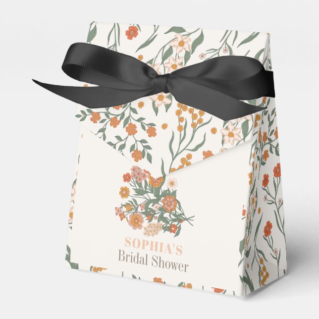 Ballotins Boho Retro Wildflower Bridal Shower (Verso)