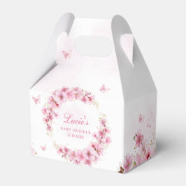 Ballotins Boho Rose Aquarelle Floral Butterfly Baby shower