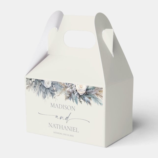 Ballotins Boho White Rose Floral Mariage Jardin (Verso)