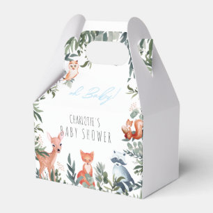 Ballotins Bois Animaux Baby shower Garçon Ballotin