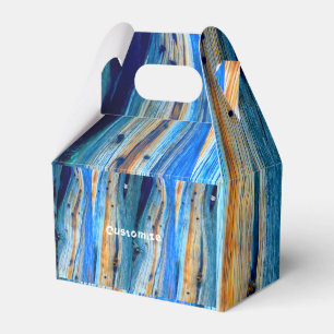 Ballotins bois bleu patiné