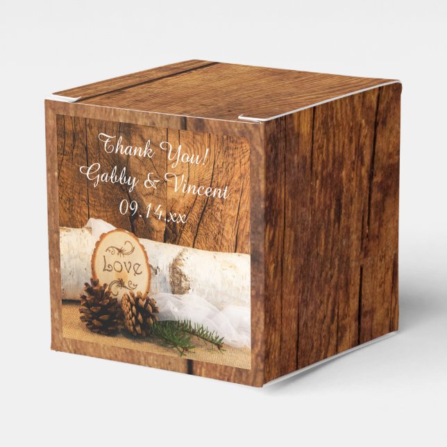 Ballotins Boisier rustique et Mariage de bois de grange (Verso)