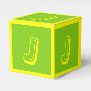 Ballotins Boîte à blocs de construction Lettre J par Janz