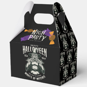 Ballotins Boîte à bonbons d'Halloween avec conception sorciè