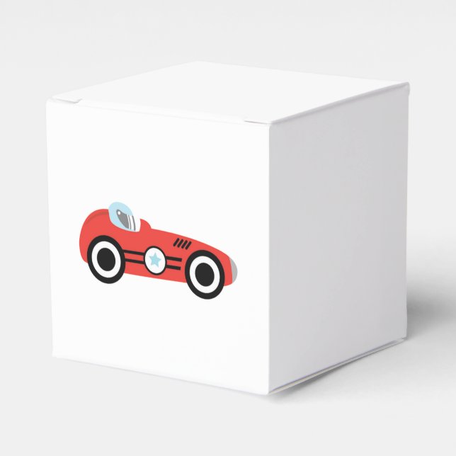 Ballotins Boîte à cadeaux à thème de course automobile (Verso)