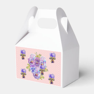 Ballotins Boîte à cadeaux de gâteau de fête de thé floral Pa