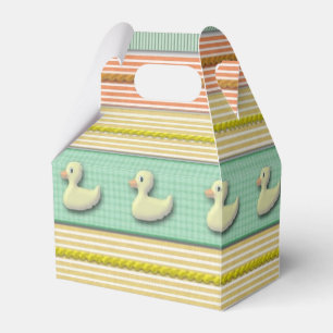 Ballotins Boîte à cadeaux/Favoriser - Canards dans une ran