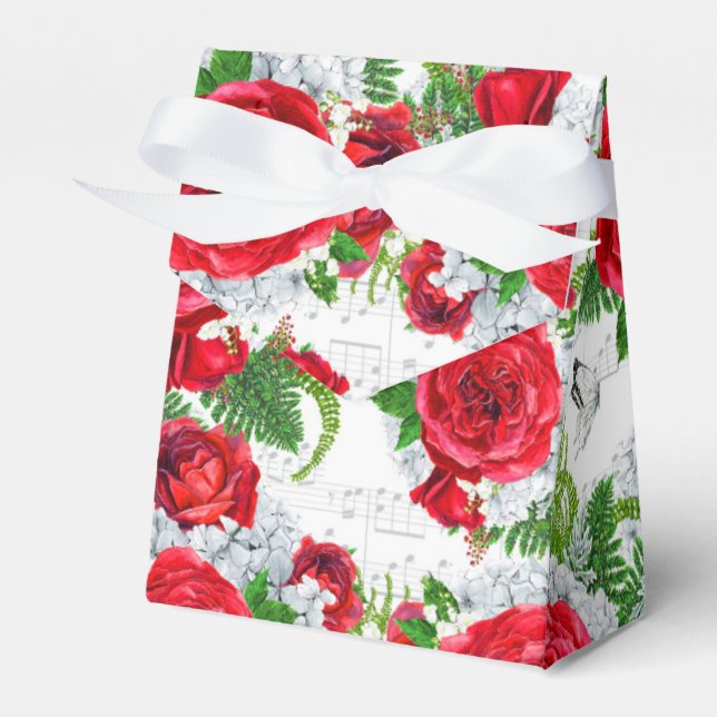 Ballotins Boîte à cadeaux Rose romantique (Verso)