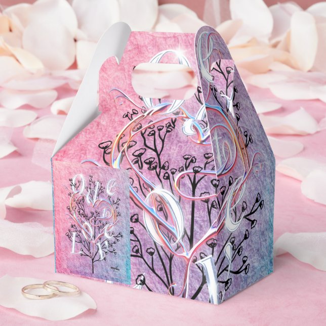 Ballotins Boîte à Faveurs Ode à l'Amour conçue par Adiela Ak (Mariage)