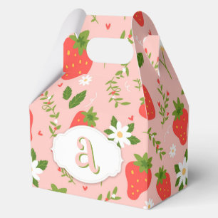 Ballotins Boîte à friandises à motif de fraise mignon