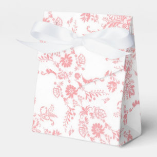 Ballotins Boîte à motif damassé rose joli