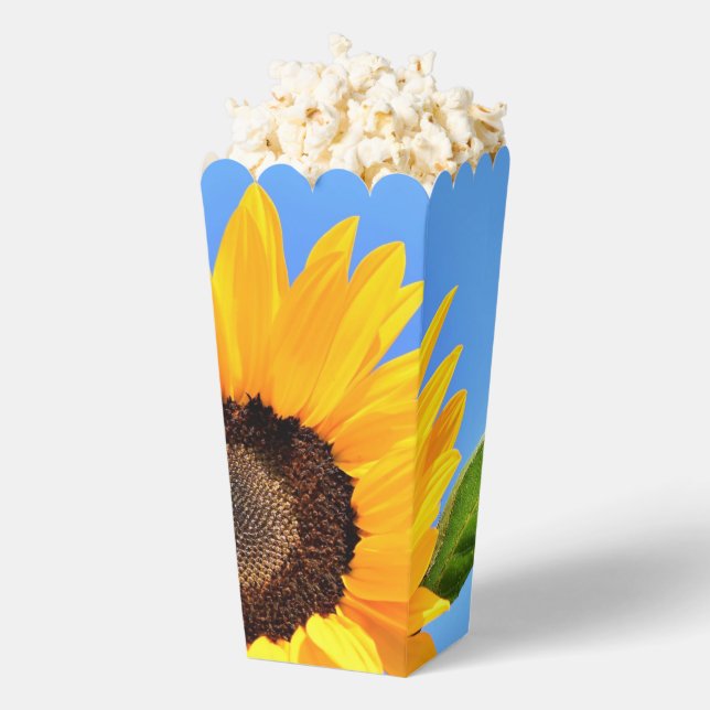 Ballotins Boîte à popcorn de tournesol jaune (Sauté)