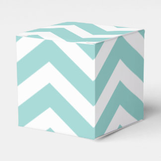 Ballotins Boîte Aqua Chevron