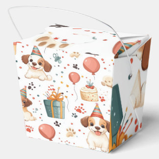 Ballotins "Boîte cadeau à la fête des chiots"