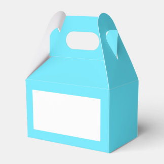 Ballotins Boîte cadeau bleu glacé à pignon