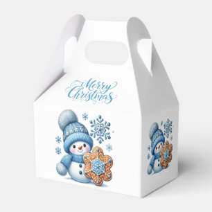 Ballotins Boîte-cadeau Bonhomme de Neige Joyeux Noël