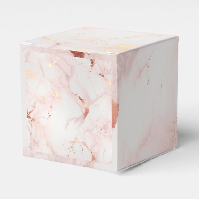 Ballotins Boîte-cadeau Carrée Rose (Verso)