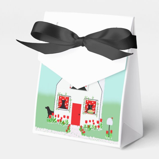 Ballotins Boîte cadeau de chalet (Verso)