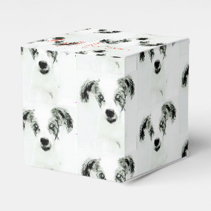 Ballotins Boîte cadeau de croquis de chiot de chien mignon